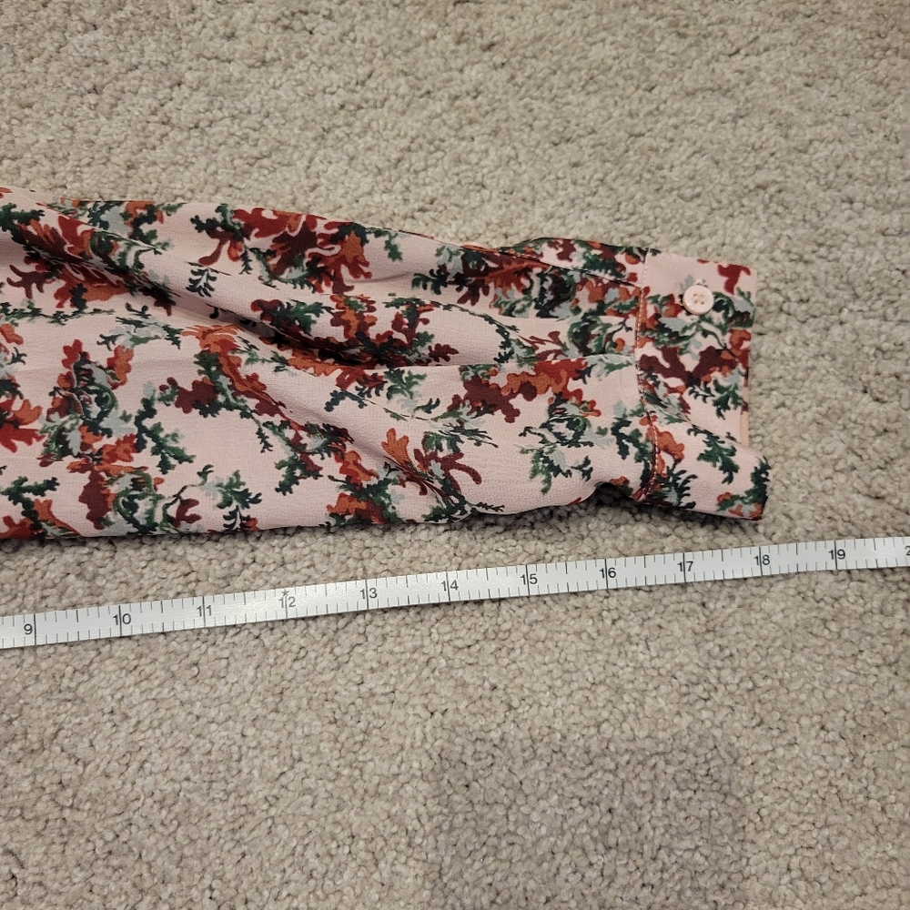 & Other Stories Silk Floral Blouse - Picture 12 of 12